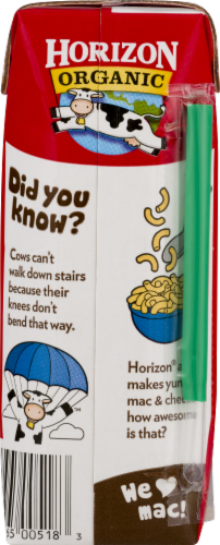 Horizon Organic Lowfat Chocolate Milk Perspective: top