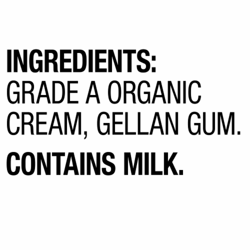 Horizon Organic Heavy Whipping Cream Perspective: top