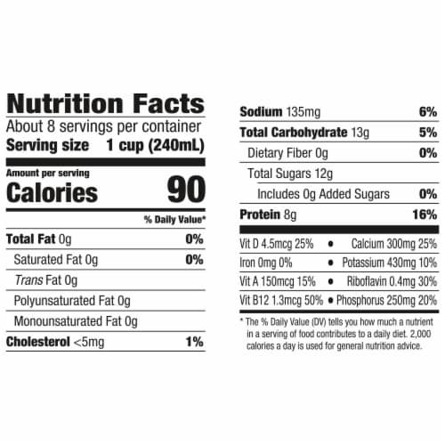 Horizon Organic Fat-Free Milk Perspective: top