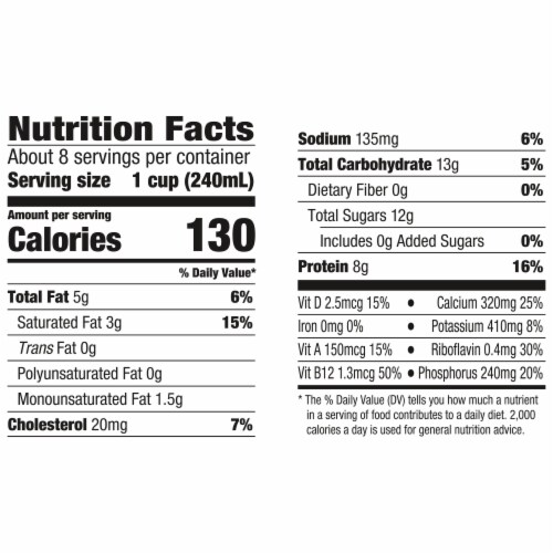 Horizon Organic® DHA Omega-3 2% Reduced Fat Milk Perspective: top