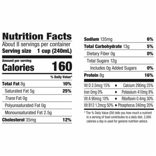 Horizon Organic® DHA Omega-3 Whole Milk Perspective: top