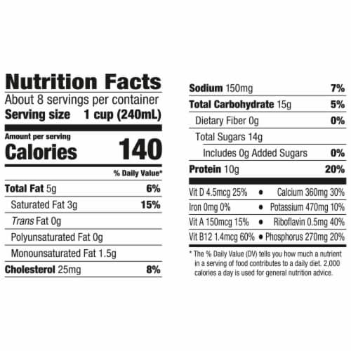 Horizon Organic® 2% Reduced Fat Milk Perspective: top