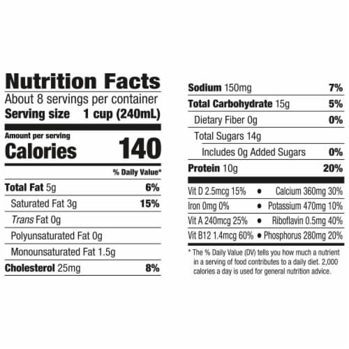 Horizon Organic® DHA Omega-3 2% Reduced Fat Milk Perspective: top