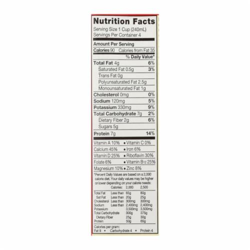 Silk Soymilk - Original - Case of 6 - 32 Fl oz. Perspective: top