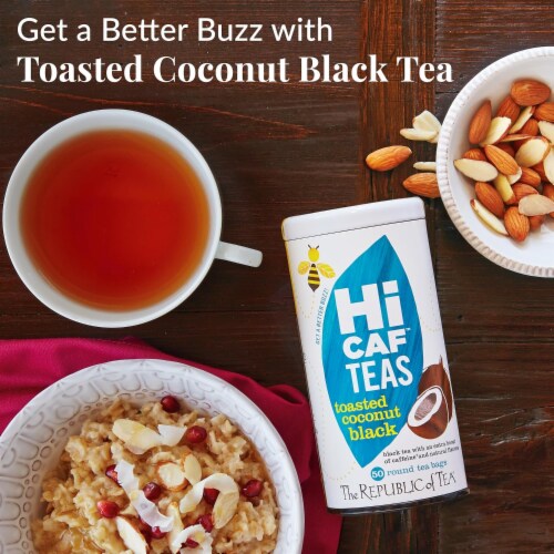 The Republic of Tea® Hicaf™ Coconut Black Tea Perspective: top