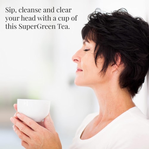 The Republic of Tea® Brain Boost Super Green Tea® Bags Perspective: top