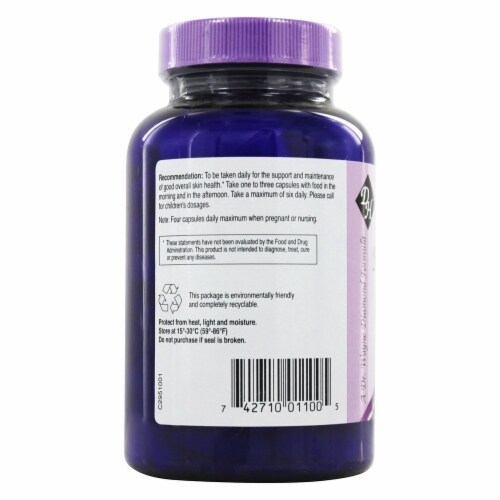 Diamond Herpanacine Herpanacine Skin Support, 100 Vegetarian Capsules Perspective: top
