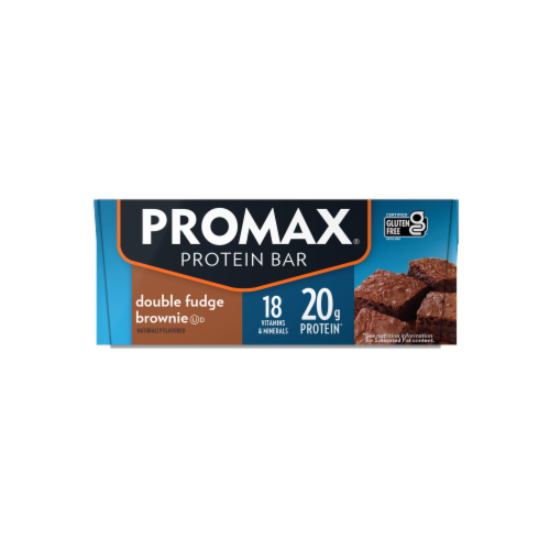 Promax® Double Fudge Brownie Protein Bars Perspective: top