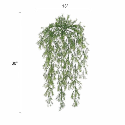 All Weather Artificial Springeri Plant Hanging with 9 Branches 31 Perspective: top