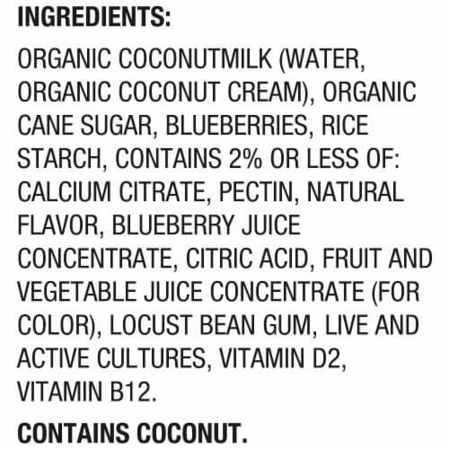 SO Delicious® Blueberry Coconut Milk Yogurt Alternative Perspective: top