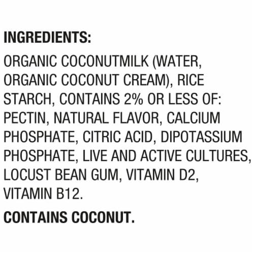 SO Delicious® Unsweetened Vanilla Dairy Free Coconutmilk Yogurt Tub Perspective: top