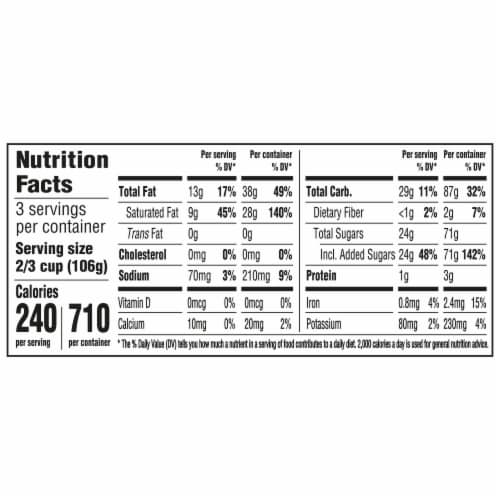 SO Delicious Mint Chip Coconutmilk Dairy Free Frozen Dessert Perspective: top