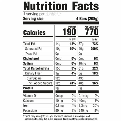 So Delicious Dairy Free Dipped Coconut Almond Coconut Milk Frozen Dessert Bar Packet Perspective: top