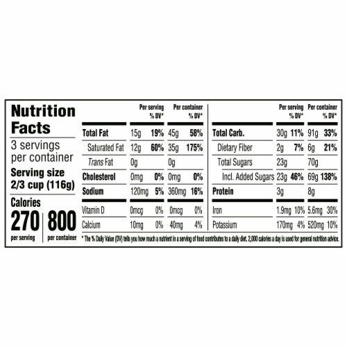 SO Delicious Dairy Free Dark Chocolate Truffle Cashewmilk Frozen Dessert Perspective: top