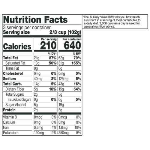 So Delicious Dairy Free No Sugar Added Butter Pecan Coconut Milk Frozen Dessert Carton Perspective: top