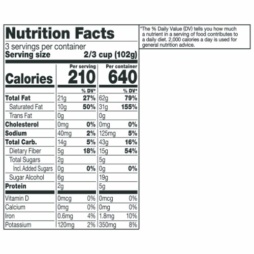 So Delicious Dairy Free No Sugar Added Butter Pecan Coconut Milk Frozen Dessert Carton Perspective: top