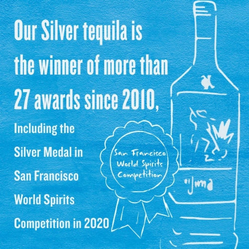 el Jimador Silver Tequila Perspective: top