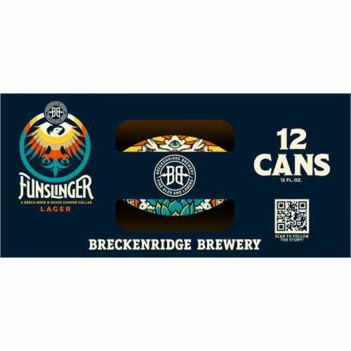 Breckenridge Brewery Funslinger Lager Beer Perspective: top
