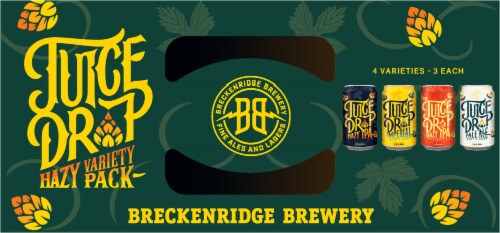 Breckenridge Brewery Juice Drop Variety Pack Hazy IPA Perspective: top