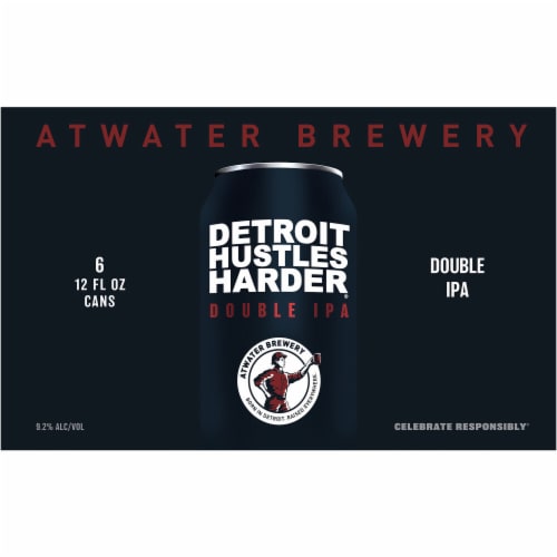 Atwater Detroit Hustles Harder Double IPA IPA Perspective: top