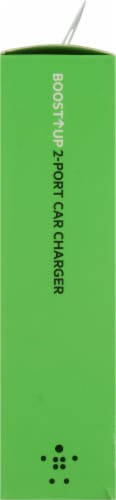Belkin BOOST CHARGE Dual USB-A Car Charger - Black Perspective: top