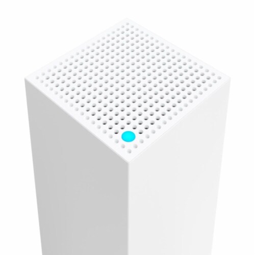 Linksys Atlas 6 Dual-Band Mesh WiFi 6 System - White Perspective: top