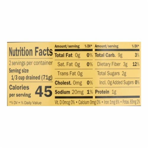 Reese Water Chestnuts - Sliced - Case of 24 - 8 oz. Perspective: top