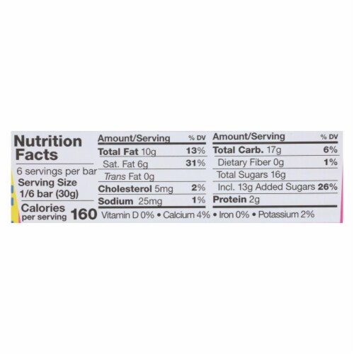 Tony's Chocolonely - Bar White Chocolate Raspberry Pop - Case of 15 - 6.35 oz. Perspective: top