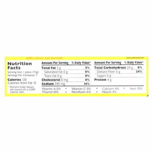 Mestemacher Bread Bread - Three Grain - 17.6 oz - case of 12 Perspective: top