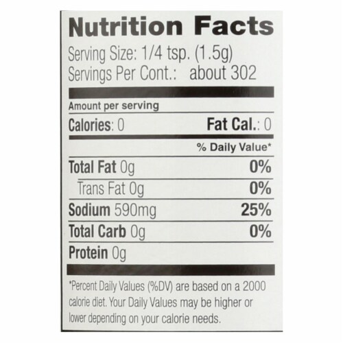 David's Kosher Salt - Case of 12 - 16 oz. Perspective: top