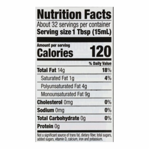 Spectrum Naturals Organic Refined Canola Oil - Case of 12 - 16 Fl oz. Perspective: top