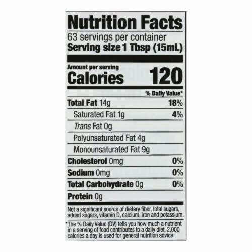 Spectrum Naturals Organic Refined Canola Oil - Case of 12 - 32 Fl oz. Perspective: top
