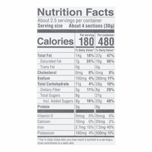 Alter Eco - Americas Organic Chocolate Bar - Dark Salted Almonds - Case of 12 - 2.82 oz. Perspective: top