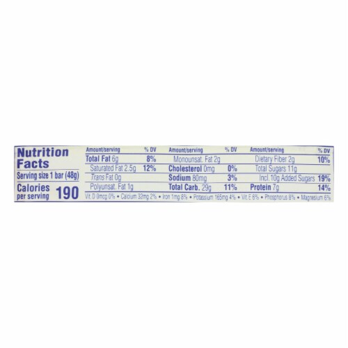 Luna - Bar Mshup Lemon Blubry - Case of 15 - 1.69 oz. Perspective: top
