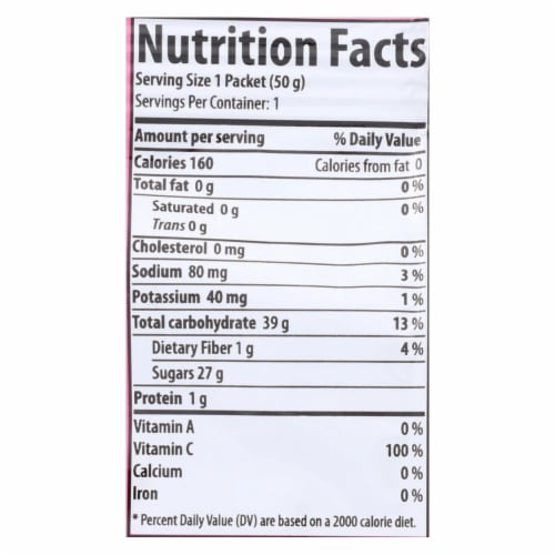 Honey Stinger Energy Chews - Pink Lemonade - Case of 12 - 1.8 oz. Perspective: top