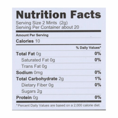 VerMints Breath Mints - All Natural - CinnaMint - 1.41 oz - Case of 6 Perspective: top