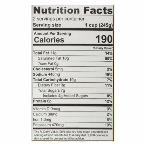 Kettle and Fire Soup - Butternut Squash Soup - Case of 6 - 16.9 oz. Perspective: top