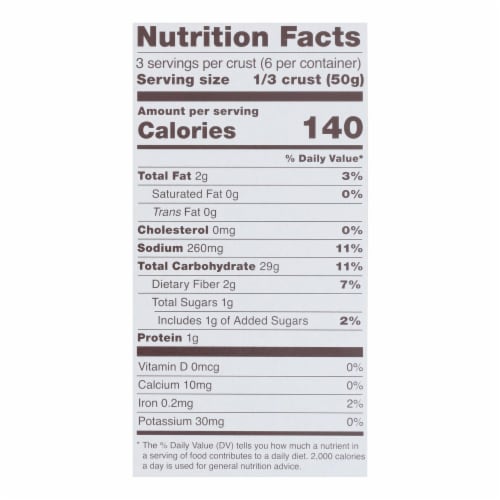 Schar Pizza Crust - Gluten Free - Case of 4 - 10.6 oz. Perspective: top