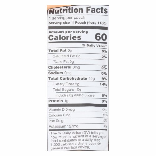 Peter Rabbit Organics Fruit Snacks - Peach and Apple - Case of 10 - 4 oz. Perspective: top