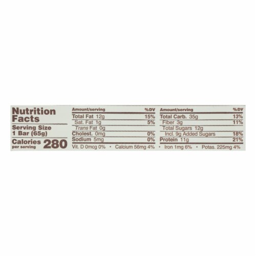 GoMacro Organic Macrobar - Banana and Almond Butter - 2.3 oz Bars - Case of 12 Perspective: top