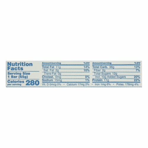 GoMacro Organic Macrobar - Peanut Protein - 2.3 oz Bars - Case of 12 Perspective: top