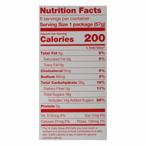 Nature's Bakery Stone Ground Whole Wheat Fig Bar - Strawberry - Case of 6 - 2 oz. Perspective: top
