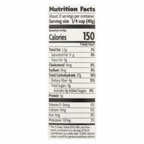 Nature's Path Organic Steel Cut Oats - Case of 6 - 30 oz. Perspective: top