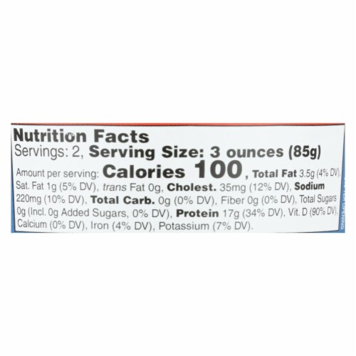 Wild Planet Wild Pacific Sockeye Salmon - Case of 12 - 6 oz. Perspective: top