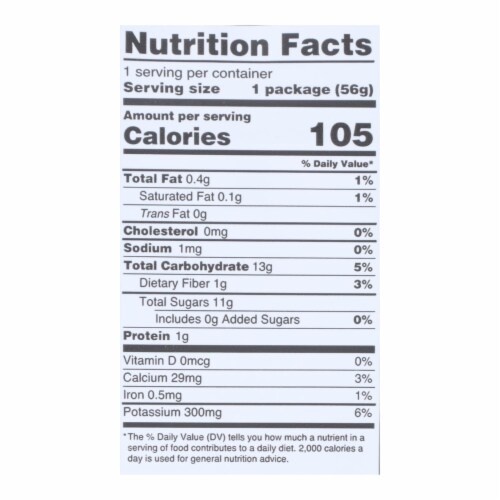 Mavuno Harvest Organic Dried Fruits - Jackfruit - Case of 6 - 2 oz. Perspective: top
