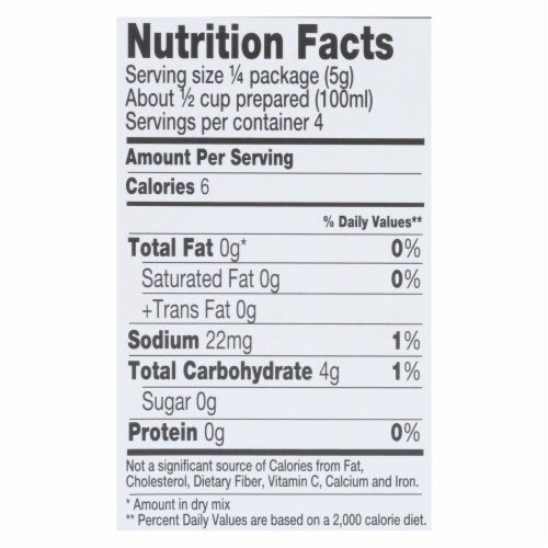 Simply Delish Natural Jel Dessert - Orange - Case of 6 - 1.6 oz. Perspective: top