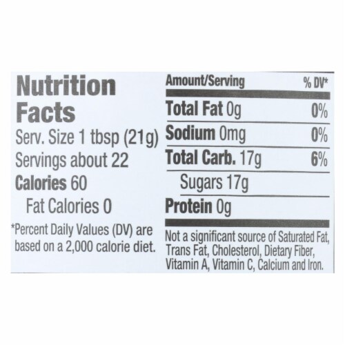 Wholesome Sweeteners Organic Raw Honey - Liquid Sweetener - Case of 6 - 16 oz. Perspective: top