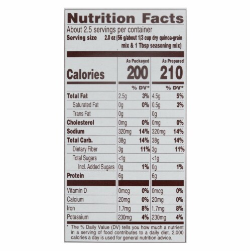 Near East - Quinoa Rosemary/olive Oil - Case of 12-4.9 oz. Perspective: top