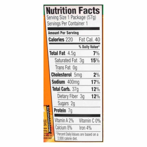 Annie's™ Real Aged Cheddar Microwavable Macaroni and Cheese Cup - Case of 12 - 2.01 oz. Perspective: top