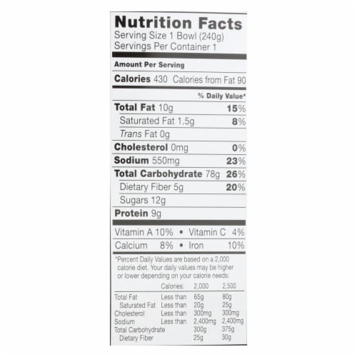 Simply Asia Noodle Bowl - Spicy Kung Pao - Case of 6 - 8.5 oz. Perspective: top